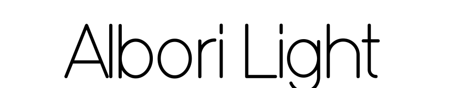 Albori Light cкачати шрифт безкоштовно